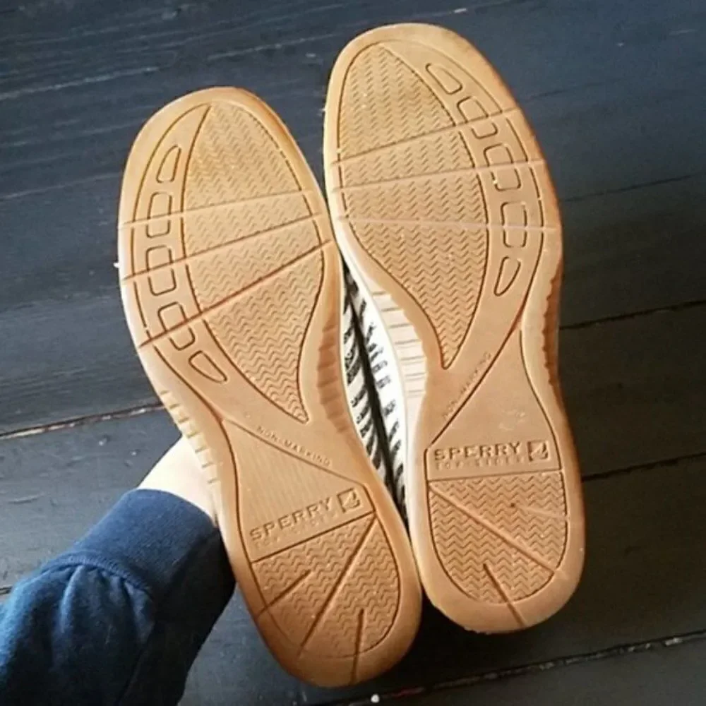 Sperry topsider Zebra Print shoes